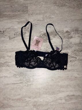 Savage X Fenty Black Lace Underwire Bra